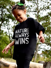 Load image into Gallery viewer, Children's Aura Tee - Nature Always Wins - Reflective Logo