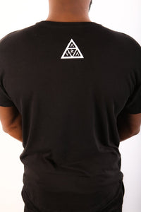 Black Aura Tee - White Logo