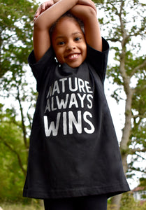 Children's Aura Tee - Nature Always Wins  - Reflective Logo