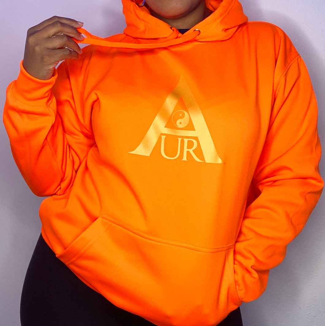 Neon Orange  - Aura Hoodie
